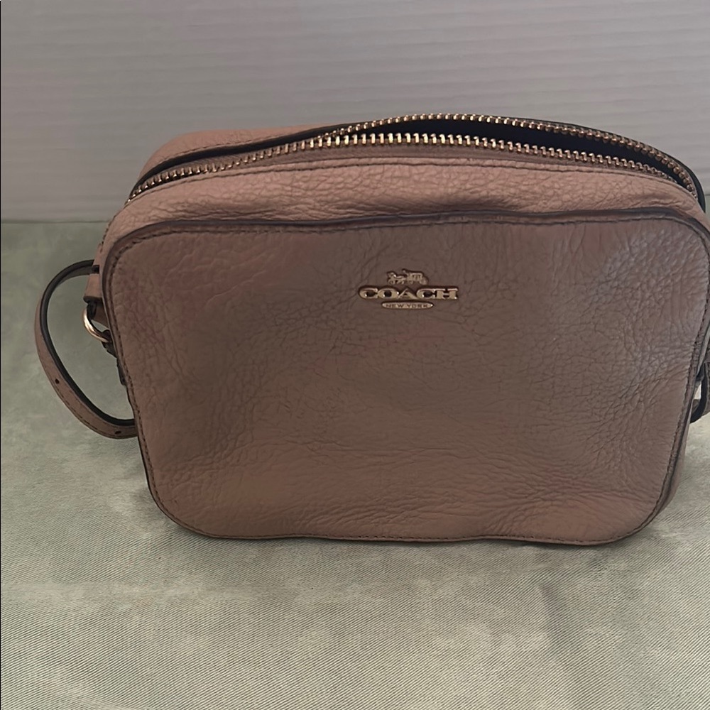 Coach Dusty Pink Leather Crossbody Bag
